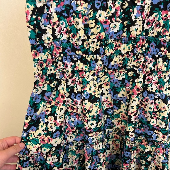 Rails Carmen Wildflower Dress Size Medium Mini Smocked Bodice Adjustable Straps - Picture 10 of 10